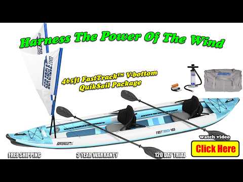Sea Eagle 465ft FastTrack™ QuikSail Kayak Package - Harness The Power Of The Wind - SeaEagle.com