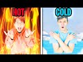 Can We Beat The EXTREME HOT VS COLD TRADING CHALLENGE In Roblox ADOPT ME!? (SPICY CHALLENGE!)
