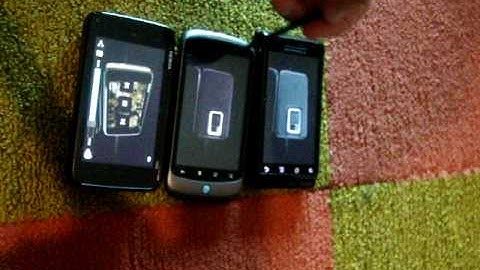 Nokia N900 vs Nexus One vs Droid: HD Video Playback comparison