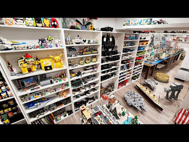 My Entire LEGO Collection in the New Room 
