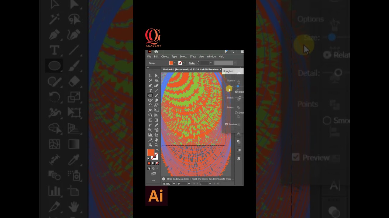 How to Make Tie-Dye Pattern in Adobe Illustrator | Quirky Graphic Academy