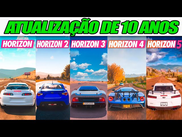 Forza Horizon 1 completa 10 anos desde o seu lançamento