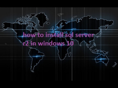 HOW TO INSTALL SQL SERVER R2 2008 IN 5 MINUTES
