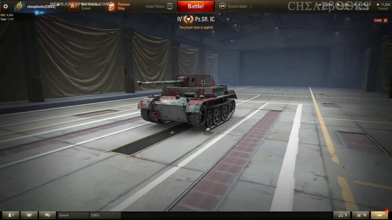 WOT Holiday Ops Gift -  Pz Sfl 1C