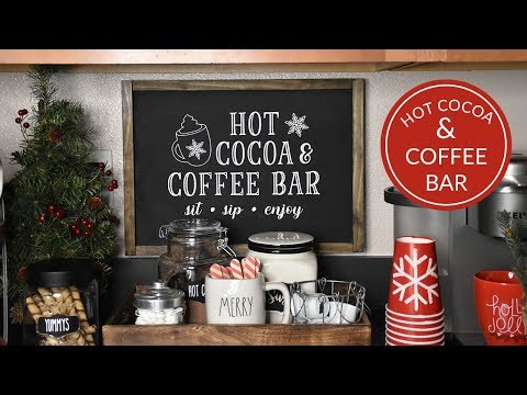 Video: EASY HOT COCOA BAR & COFFEE BAR | SIMPLY DOVIE