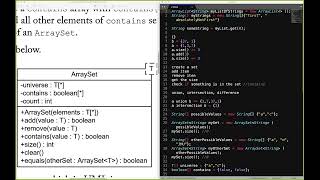 Generics in Java with ArraySet