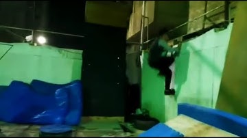 Parkour training (Tic Tac vault)