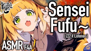 Your Sensei Is.. A Fluffy Cat? F4A Ju Fufu Zzz X Listener Audio Rp Asmr