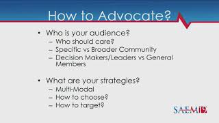 Physician Advocacy Boot Camp: Beyond the Emergency Department- What is your Role as a Physician?