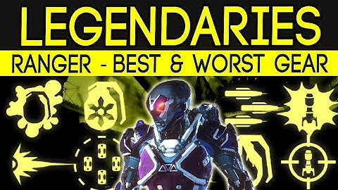 Anthem |  EVERY RANGER LEGENDARY / MASTERWORK -  Best & Worst Abilities & Components