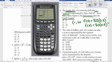 Alg CC Hot Topic #3 Function Notation, Domain, Range