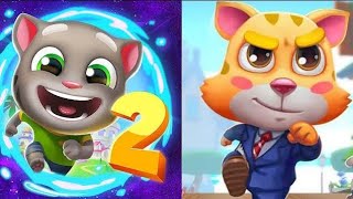 Talking Tom Gold Run 2 vs Cat Parkour - PK Sprint (Cat Runner- Decorate Home Gameplay Android ios screenshot 2