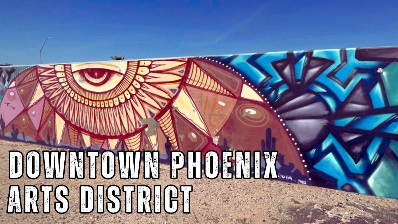 Downtown Phoenix's Walkable Arts District Roosevelt Row | Walking Downtown Phoenix, Arizona