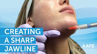 Creating a Sharp Jawline | AAFE