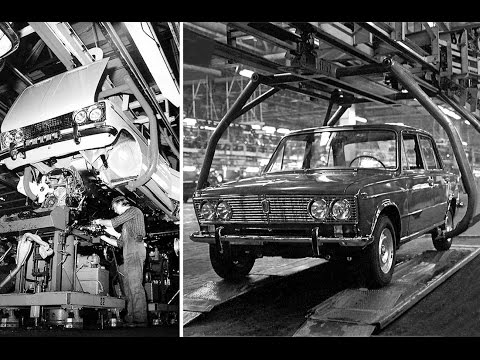 Автомобили ВАЗ  1978 год. кинохроники  автомобильной промышленности СССР.