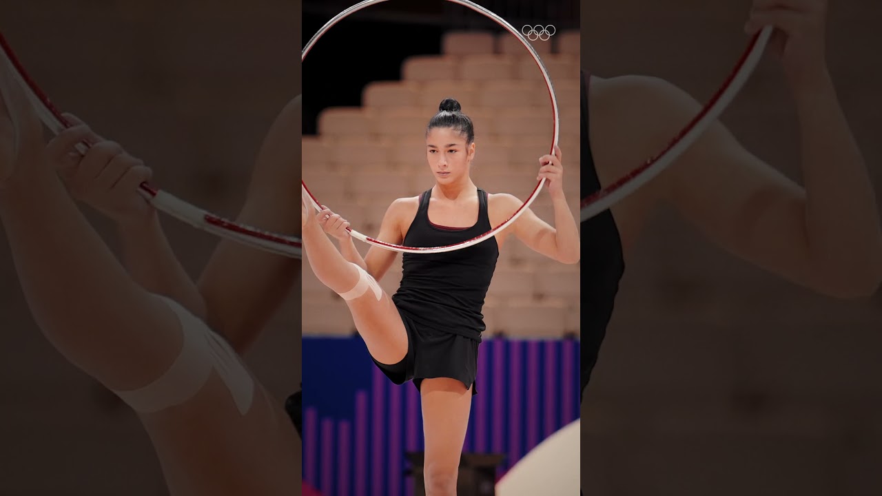 Sofia Raffaeli making it look effortless during podium training!  #RhythmicGymnastics #RoadtoLA28