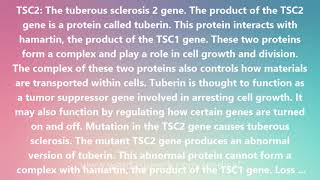 TSC2 - Medical Meaning and Pronunciation