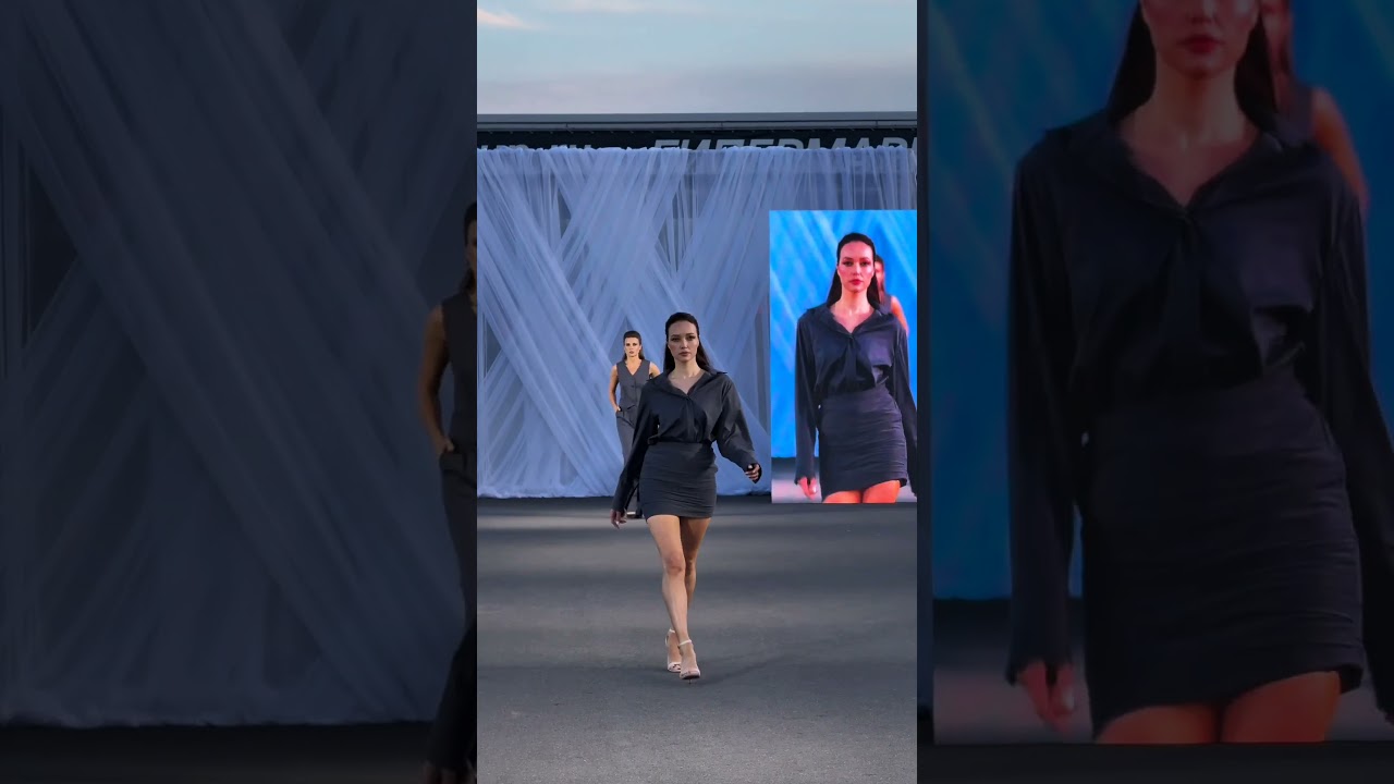 Первый раз на Подиуме. First fashion show 