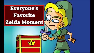 Link opens a chest (2007)