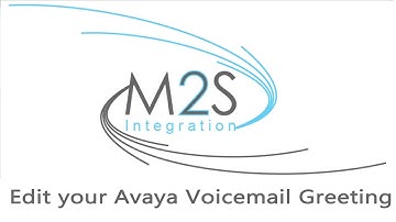 Edit your Avaya Voice Mail Greeting
