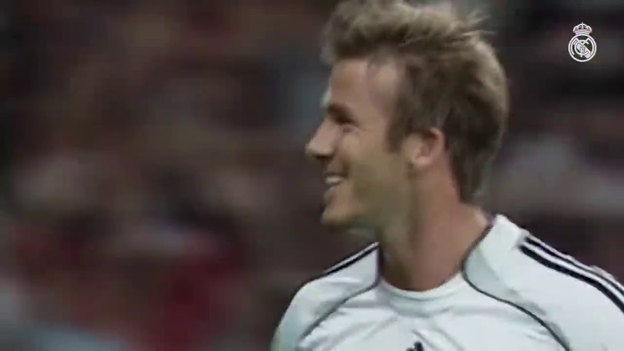 Beckham Best goals at Real Madrid!! legend!! - YouTube