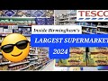 Shopping in tesco with prices  birmingham supermarket grocery shopping visit 2024 shopping