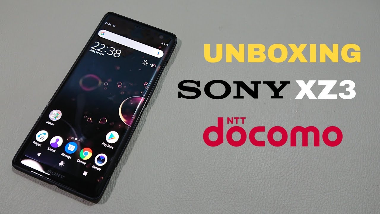Unboxing Sony Xz3 Docomo Youtube