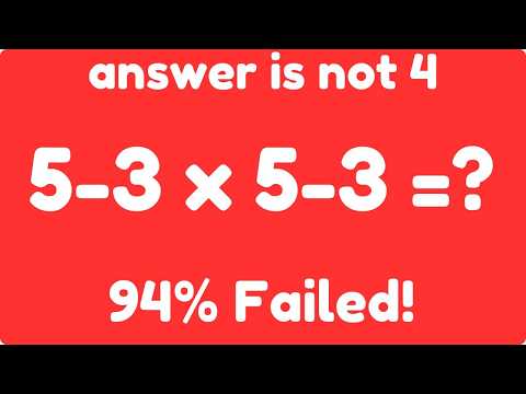 7 out of 100 people couldn’t solve this math problem —can you? | only 3% smart person solved this .