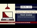 Lrc grammar lab mock session