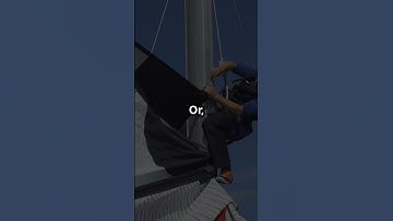 Best Way to Recover a Halyard from the Mast Top #sailing #boat #shorts