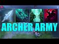 Archer Army FROST ARROWS + CURSE OF AVERNUS | Ability Draft