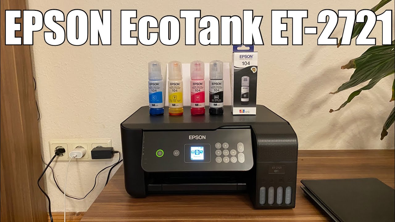 EPSON EcoTank ET-2721 Unboxing und Einrichtung - ( ET-2820 / ET-2720 ) 