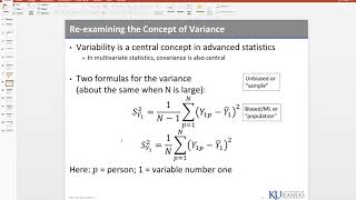 Online Lecture 1: Descriptive Statistics (EPSY 905; Spring 2018)