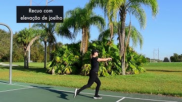 Brave Idea -  Recuo com elevação de joelho