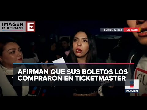 Caos en el Estadio Azteca por fraude en boletos de Bad Bunny