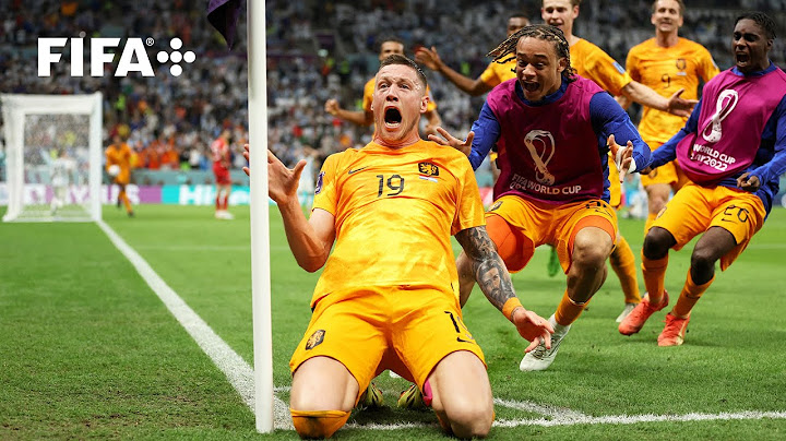 Doelpunt van Wout Weghorst in blessuretijd tegen Argentinië | WK 2022