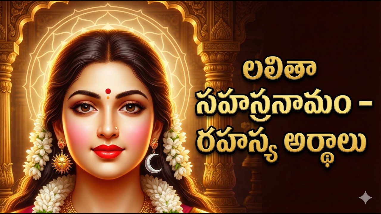 “అమ్మవారి సౌందర్యంలో దాగిన ఆధ్యాత్మిక కోడ్స్ | Lalita Sahasranamam Deep Talk in Telugu”