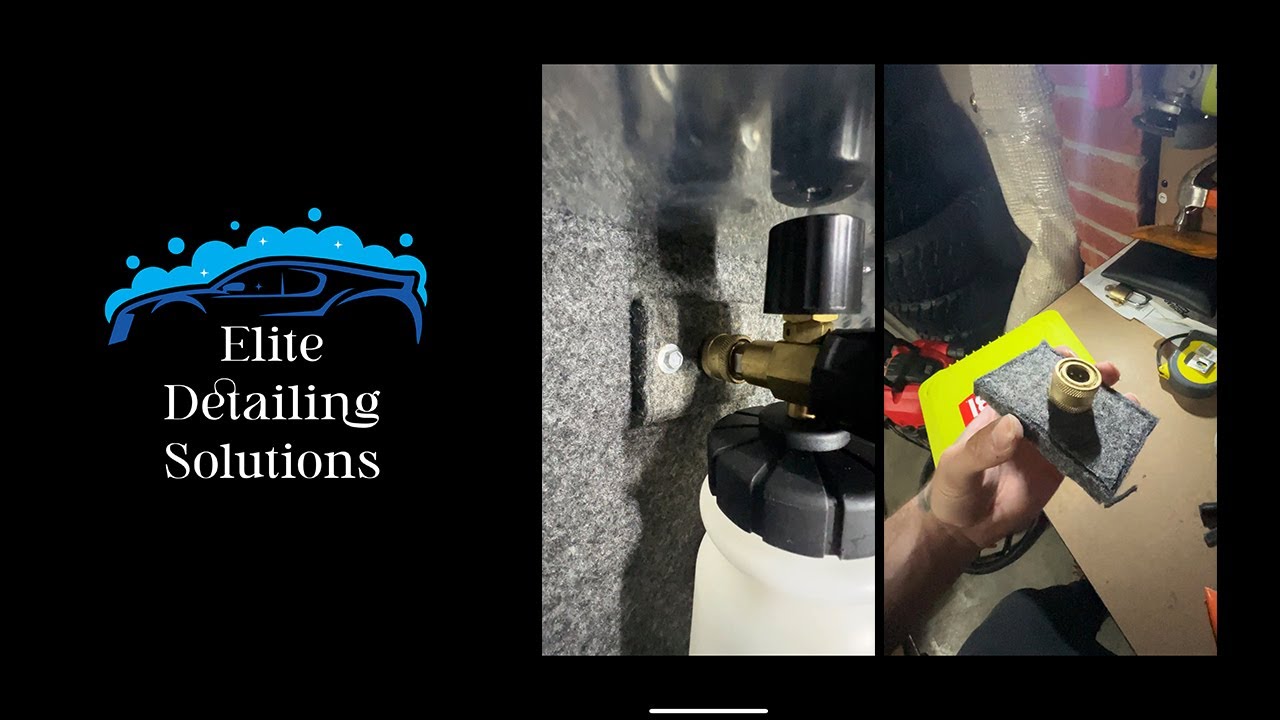 DIY Foam Cannon Wallmount YouTube