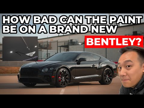 Paint Correction on a New Car | Bentley Continental Paint Inspection & Correction