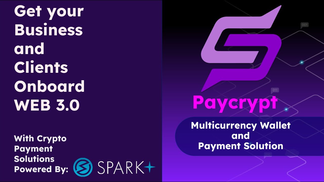 Paycrypt : Multicurrency Wallet & Payment Solution (Custodial)