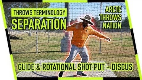 SEPARATION IN THE GLIDE & ROTATIONAL SHOT PUT &  DISCUS | THROWS TERMINOLOGY | ATN™