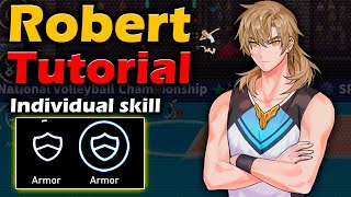 Robert. Tutorial Individual skill Armor. All characteristics. The Spike. Volleyball 3x3 screenshot 5