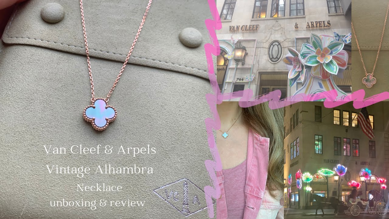 Van Cleef & Arpels Alhambra 10 Mother of Pearl Clover Motifs Necklace -  66mint Fine Estate Jewelry