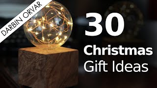 30 Ideas for Making Christmas Presents // Woodworking