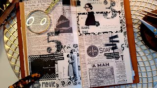 ASMR | Cozy Rainy Journaling | Journal With Me | Scrapbooking & Paper Sounds | No Talking