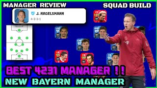 JULIAN NAGELSMANN 4231 MANAGER REVIEW | BEST CLUB MATCHDAY MANAGER | PES 2021 MOBILE