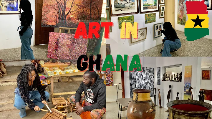 INCREDIBLE GHANAIAN ARTS| African Art | Art Gallery | Accra Art Centre | Culture | VLOG #1