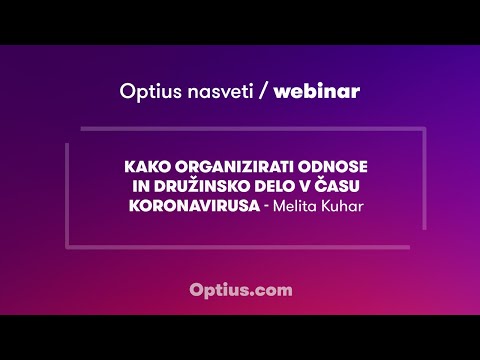 Video: Kako Organizirati Svoje Delo