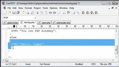 PHP Common Errors Part 2   English