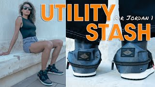 This is the MOST UNIQUE JORDAN I've seen! Jordan 1 Utility Stash On Foot Review How to Style